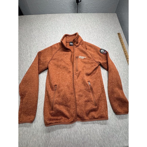 Scandinavian Explorer Womens Burnt Orange Embroidered‎ Jacket Size S - Picture 1 of 8